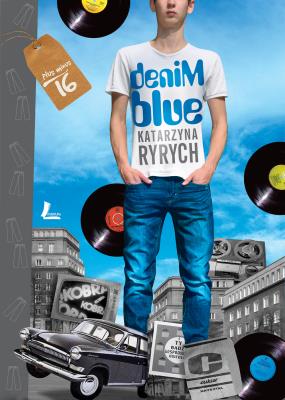 Denim blue. Autor: Ryrych Katarzyna. SmakLiter.pl Okładka książki Denim blue