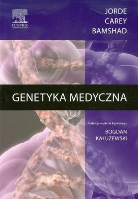 Genetyka medyczna. Autor: M.J.Bamshad, J.C.Carey, L.B.Jorde. SmakLiter.pl Okładka książki Genetyka medyczna