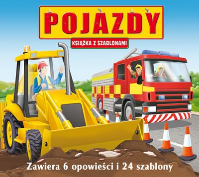 Okładka książki Książeczka z szablonami - Pojazdy
