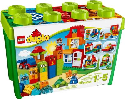 Lego Duplo Pudełko pełne zabawy. Autor: Duplo. SmakLiter.pl Okładka książki Lego Duplo Pudełko pełne zabawy