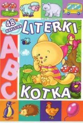 Literki kotka. Autor: Katarzyna Fic. SmakLiter.pl Okładka książki Literki kotka