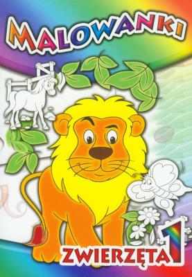 Okładka książki Malowanki Zwierzęta część 1 LIWONA