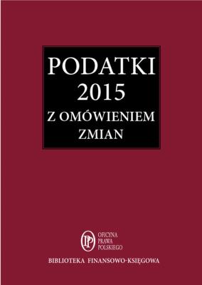 Podatki 2015. Autor: Świąder Bogdan. SmakLiter.pl Okładka książki Podatki 2015