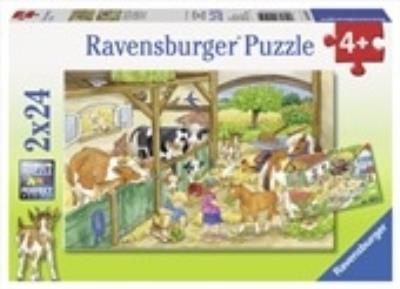 Opakowanie PUZZLE 2X24 WESOLE ZYCIE NA WSI-RAV