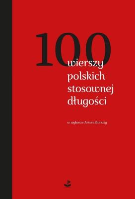100 wierszy polskich stosownej długości. Autor: Opracowanie zbiorowe. SmakLiter.pl Okładka książki 100 wierszy polskich stosownej długości