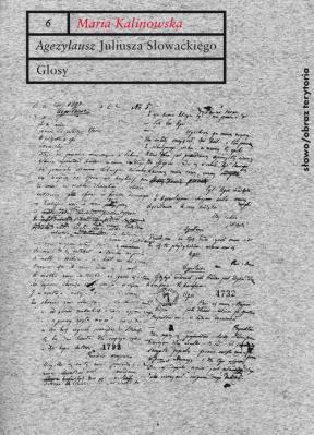 Agezylausz Juliusza Słowackiego. Autor: Kalinowska Maria. SmakLiter.pl Okładka książki Agezylausz Juliusza Słowackiego