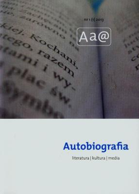 Opakowanie Autobiografia Literatura Media 1/2013