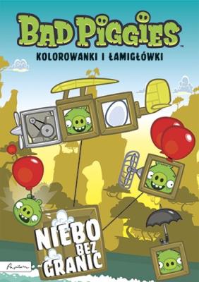 Okładka książki Bad Piggies. Niebo bez granic. Kolorowanki