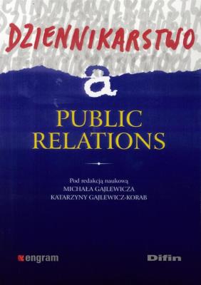 Okładka książki Dziennikarstwo a public relations
