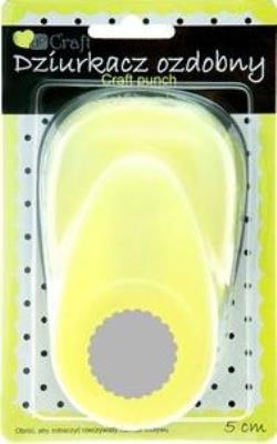 Okładka książki Dziurkacz ozdobny 5 cm (kółko z falbanką)
