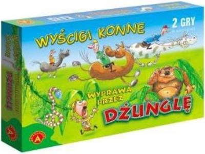 Okładka książki Gra - Wyścigi konne. Wyprawa przez dżunglę. ALEX