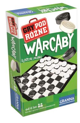 Gry podróżne - Warcaby GRANNA. Autor:   Praca zbiorowa. SmakLiter.pl Okładka książki Gry podróżne - Warcaby GRANNA