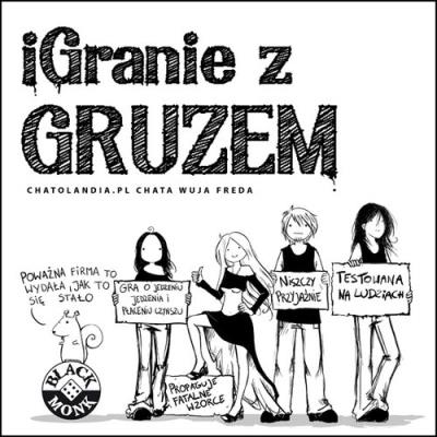 iGranie z Gruzem. Autor: Ilona 'Kobieta Ślimak' Myszkowska. SmakLiter.pl Okładka książki iGranie z Gruzem
