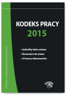 Okładka książki Kodeks pracy 2015