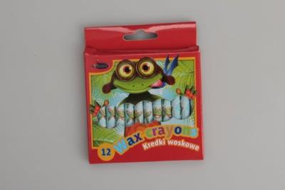 Opakowanie Kredki woskowe 12 kolorów Rexus