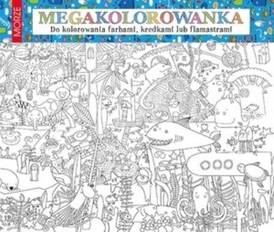 Okładka książki Megakolorowanka Morze