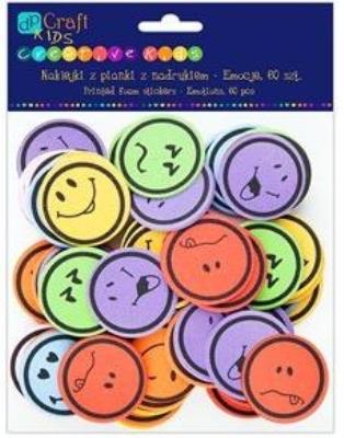 Okładka książki Naklejki z pianki  Emocje 60 szt