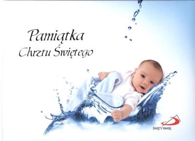 Okładka książki Pamiątka Chrztu Świętego (dla chłopca)