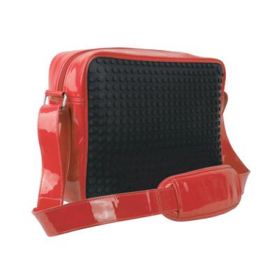 Opakowanie Pixelowa lakierowana torba - czerwona