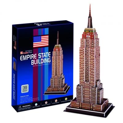 Okładka książki Puzzle 3D Empire State Building