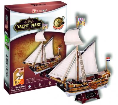 Okładka książki Puzzle 3D Yacht Mary