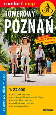 Rowerowy Poznań Rowerowa mapa laminowana 1:22 000. Wydawca: ExpressMap. SmakLiter.pl Opakowanie Rowerowy Poznań Rowerowa mapa laminowana 1:22 000