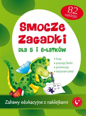 SMOCZE ZAGADKI BPZ-KUKURYKU. Autor: Pogorzelska Julia. SmakLiter.pl Okładka książki SMOCZE ZAGADKI BPZ-KUKURYKU