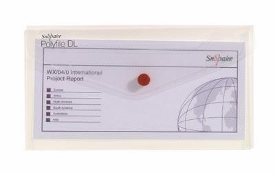 Opakowanie Teczka kopertowa DL przezroczysta