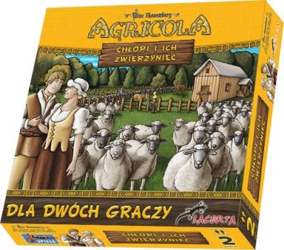 Agricola chłopi i ich zwierzyniec. Autor: Rosenberg Uwe. SmakLiter.pl Okładka książki Agricola chłopi i ich zwierzyniec