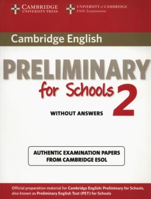 Opakowanie Cambridge English Preliminary for Schools 2 Student's Book