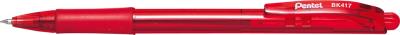 Opakowanie Długopis WOW BK417 czerwony (10szt) PENTEL