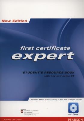 First Ccertificate Expert New Student's Resource Book +CD. Autor: Heinzmann Richard, Kenny Nick, Bell Jan, Gower Roger. SmakLiter.pl Okładka książki First Ccertificate Expert New Student's Resource Book +CD