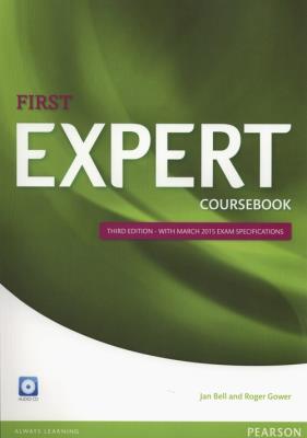 First Expert Coursebook + CD. Autor: Bell Jan, Gower Roger. SmakLiter.pl Okładka książki First Expert Coursebook + CD