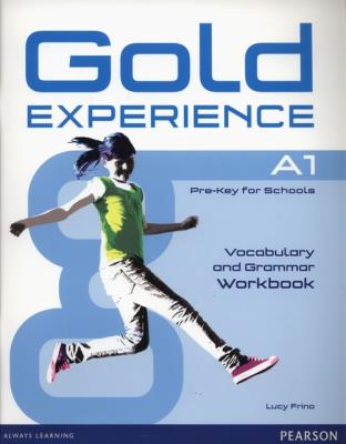 Gold Experience A1 Vocabulary & Grammar Workbook. Autor: Frino Lucy. SmakLiter.pl Okładka książki Gold Experience A1 Vocabulary & Grammar Workbook