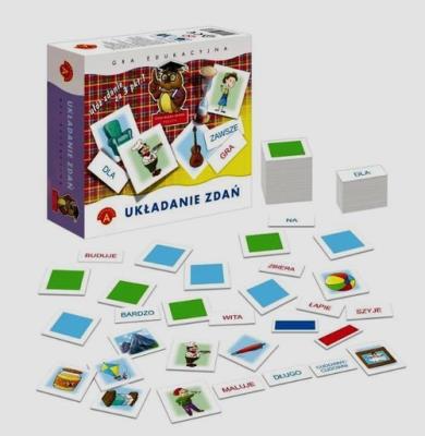Opakowanie Gra edukacyjna Układanie zdań