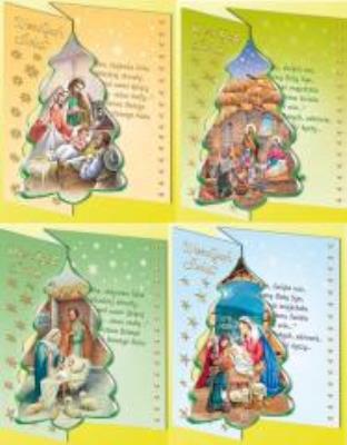 Opakowanie Karnet B6 Boże Narod. Choinka religia (10szt) MIX