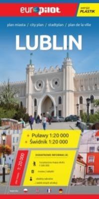 Okładka książki Lublin, Puławy, Świdnik Plan miasta skala 1:20 000