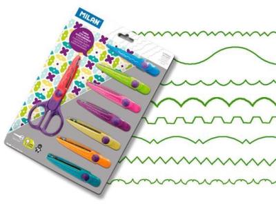 Opakowanie Nożyczki do wycinania wzorów z 8 ostrzami MILAN