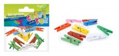 Opakowanie Ozdoba dekoracyjna spinacze kolorowe 25szt