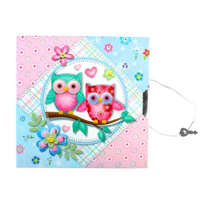 Pamiętnik z kluczykiem sowy. Wydawca: Starpak. SmakLiter.pl Opakowanie Pamiętnik z kluczykiem sowy