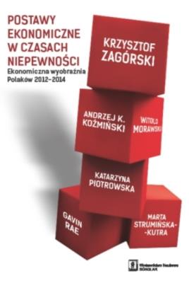 Okładka książki Postawy ekonomiczne w czasach niepewności