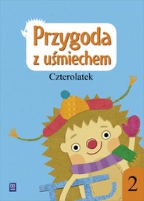 Okładka książki Przygoda z uśmiechem Czterolatek Ćwiczenia Część 2