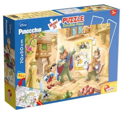 Opakowanie Puzzle dwustronne Maxi 35 Pinokio