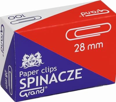 Opakowanie Spinacze R-28 (100szt*10) GRAND