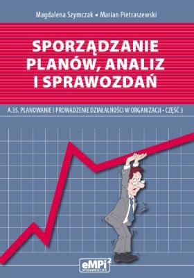 Okładka książki Sporządzanie planów analiz i sprawozdań A.35 Podręcznik Część 3