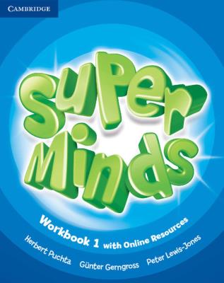 Super Minds 1 Workbook +Online. Autor: Puchta Herbert, Gerngross Gunter, Lewis-Jones Peter. SmakLiter.pl Okładka książki Super Minds 1 Workbook +Online