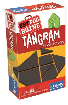 Okładka książki Tangram Rysowanie kształtami GRANNA