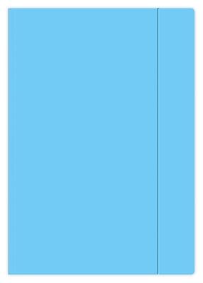 Opakowanie Teczka z gumką A4+ Fluo niebieska (10szt)