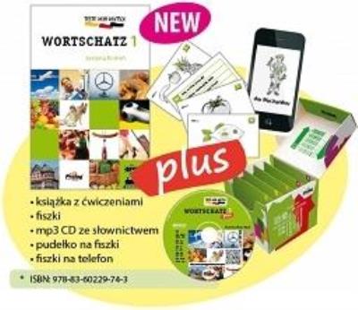 TESTE DEIN DEUTSCH PLUS - Wortschatz 1 pakiet. Autor: Krztoń Justyna. SmakLiter.pl Okładka książki TESTE DEIN DEUTSCH PLUS - Wortschatz 1 pakiet