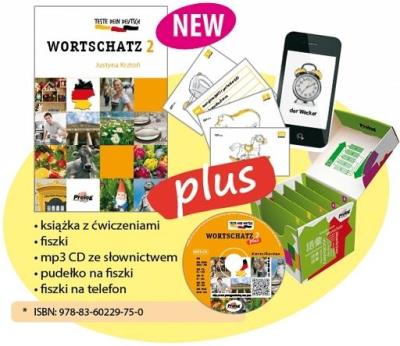 TESTE DEIN DEUTSCH PLUS - Wortschatz 2 pakiet. Autor: Krztoń Justyna. SmakLiter.pl Okładka książki TESTE DEIN DEUTSCH PLUS - Wortschatz 2 pakiet